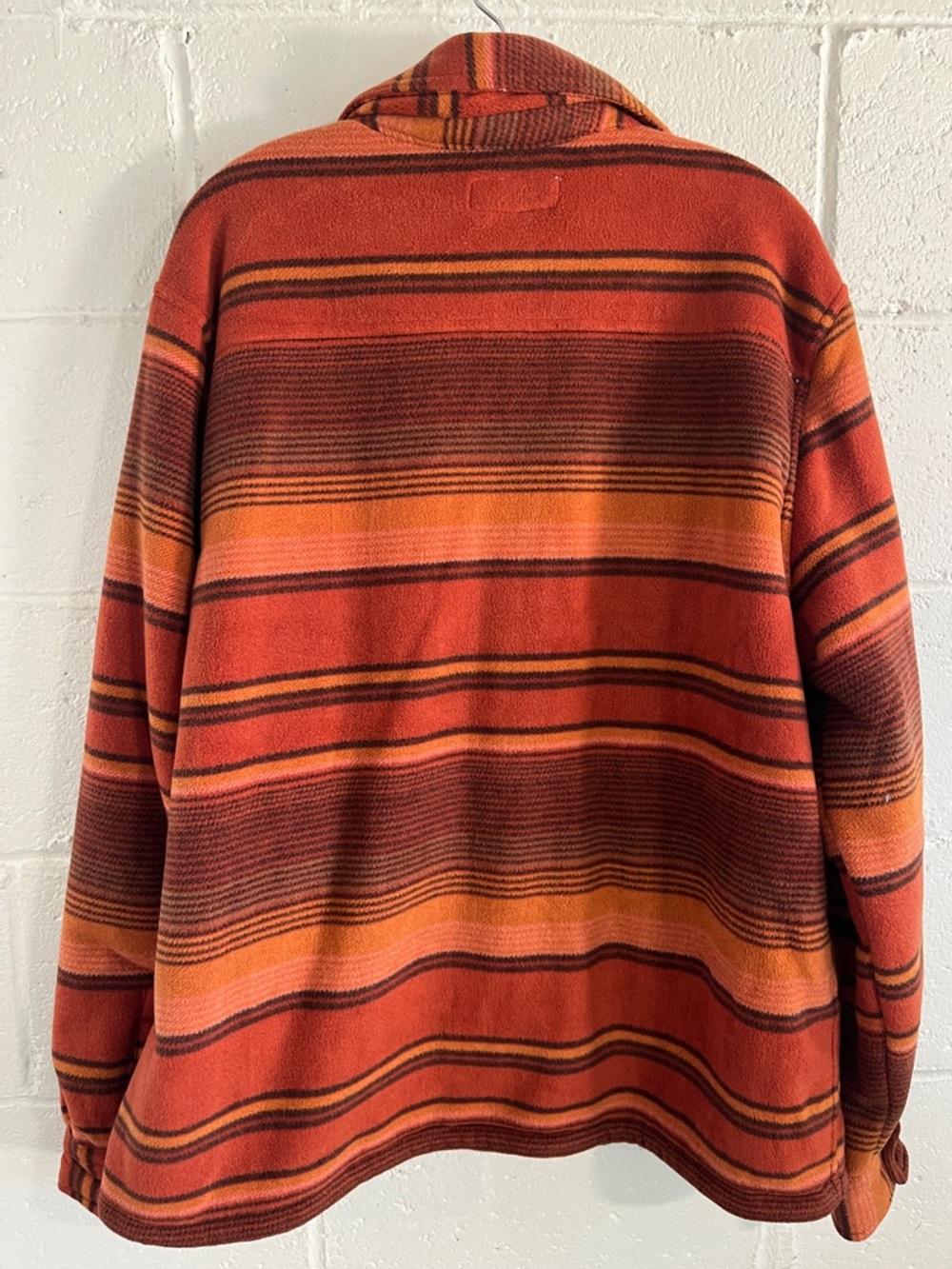RAINFOREST Striped Sherpa-Lined Shirt Jacket - Picture 7 of 8